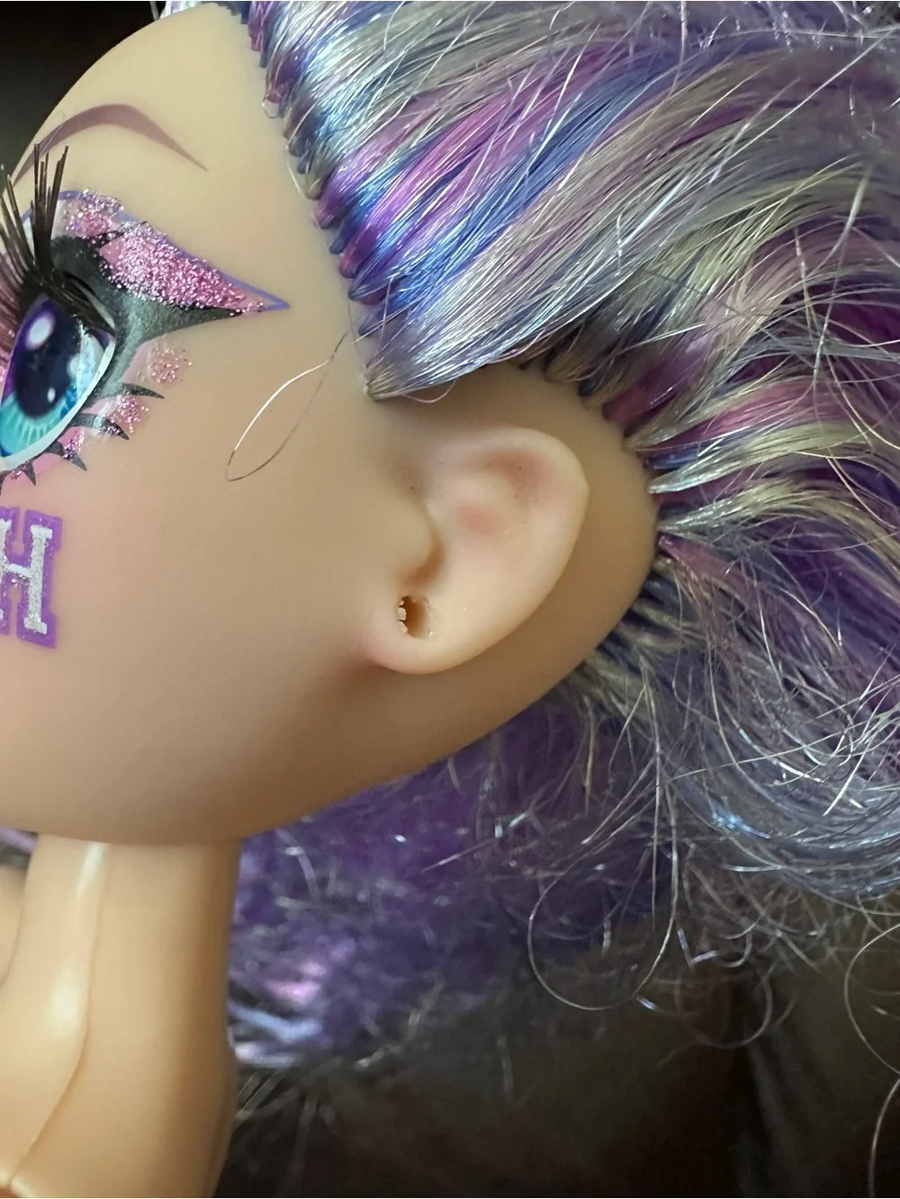 Rainbow High Cheer Violet Willow Purple Cheerleader Doll with no clothes